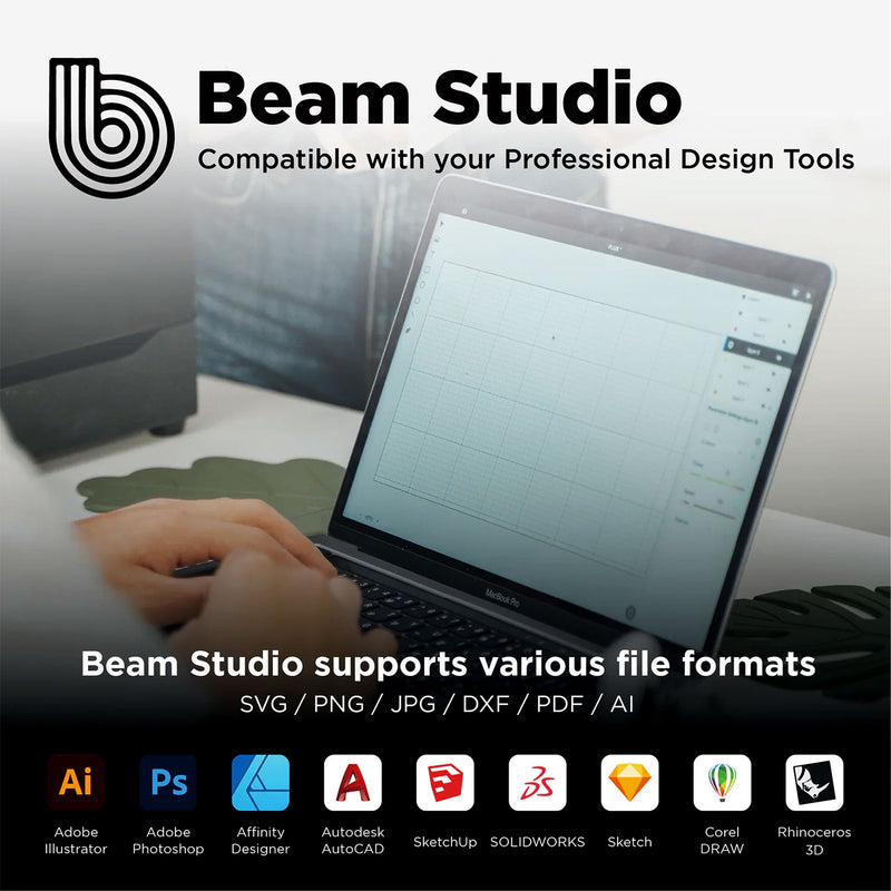 Flux Beamo 30W C02 Laser Cutter & Engraver Bundle Laser Engraver Flux 