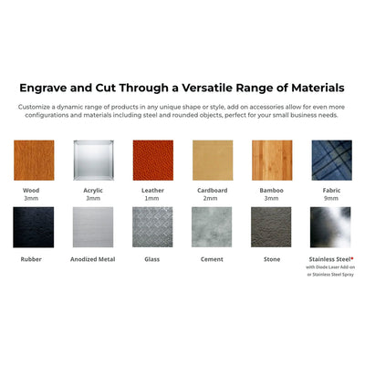 Flux Beamo 30W C02 Laser Cutter & Engraver Bundle Laser Engraver Flux 