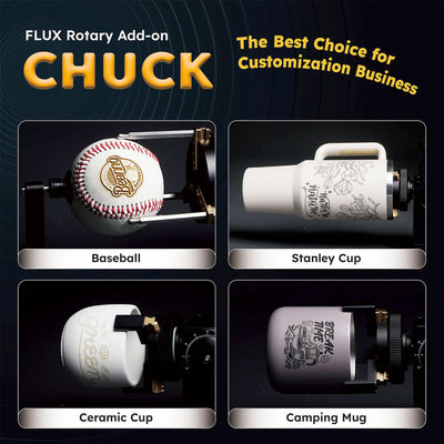 FLUX Beamo 4-in-1 Rotary Attachment Laser Engraver Accessories Flux 