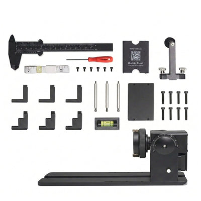 FLUX Beamo 4-in-1 Rotary Attachment with Chuck Riser - Swing Design1