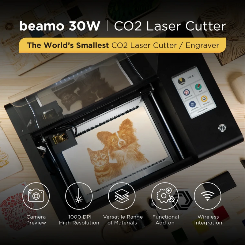 FLUX Beamo Honeycomb Laser Replacement Platform - Swing Design3
