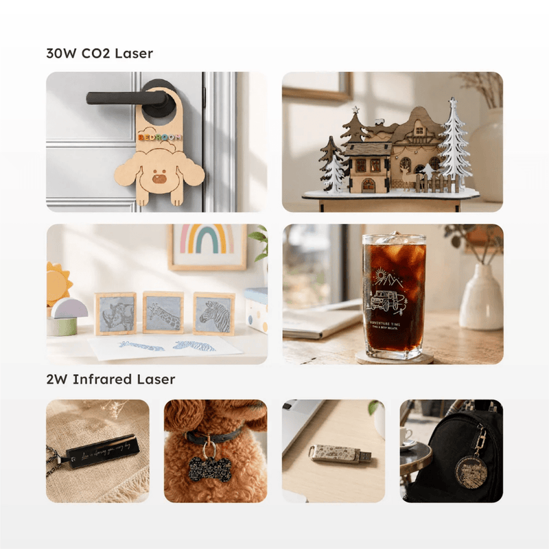 FLUX Beamo II 2W Infrared (IR) Laser Swing Design 2