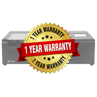 FLUX Beamo II 30W C02 Laser Cutter & Engraver with Riser, Rotary, Air Filter Swing Design 12