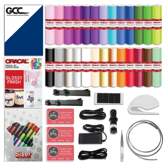 GCC Expert II 24" LX w/ Stand & Aligning System for Contour Cutting Bundle GCC Vinyl Cutter GCC 