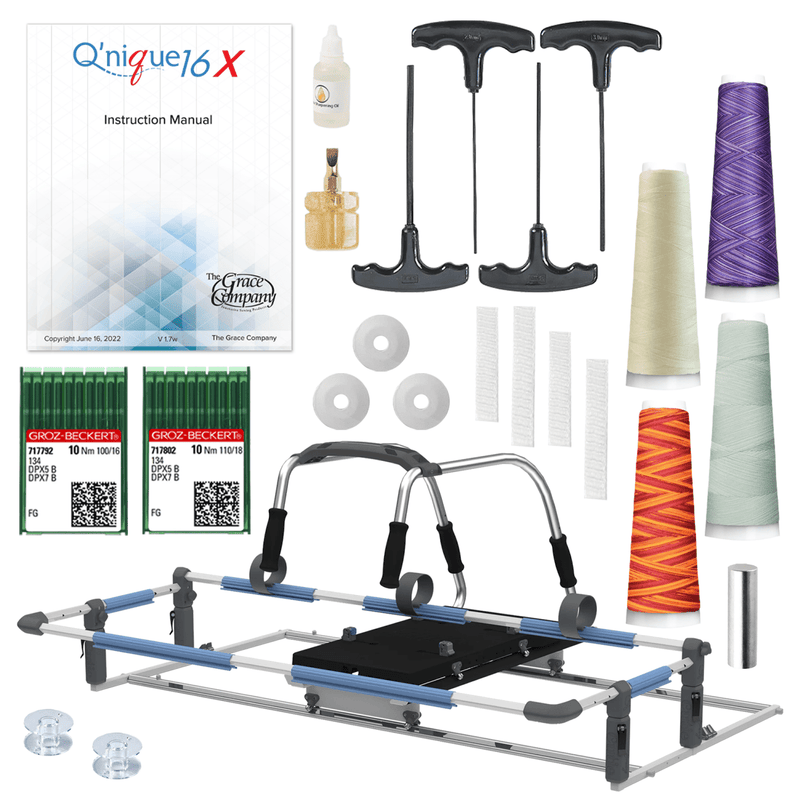 Grace 16X Longarm Bundle with Free Cutie Breeze Quilting Frame Swing Design 4