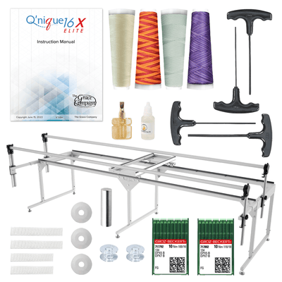Grace 16X Longarm Bundle with Free Q-Zone Queen Quilting Frame Swing Design 4