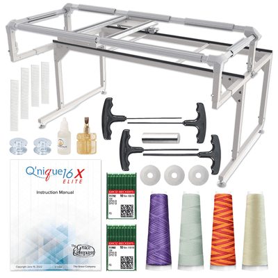 Grace 16X Longarm Bundle with Free Q-Zone Quilting Frame Swing Design 4