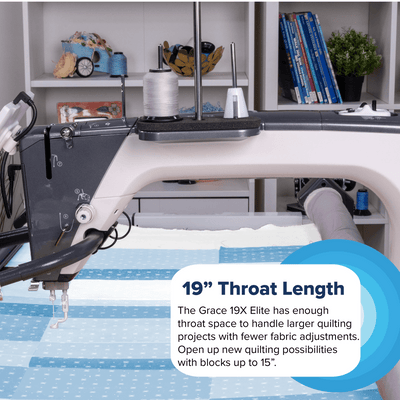Grace 19X Elite Longarm Quilting Machine Swing Design 11