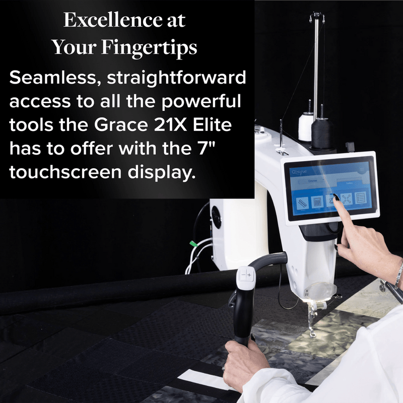 Grace 21X Elite Longarm Quilting Machine Swing Design 27