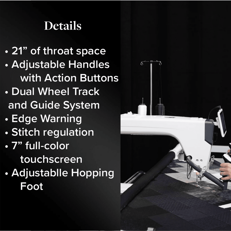 Grace 21X Elite Longarm Quilting Machine Swing Design 29