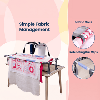 Grace Cutie Breeze Tabletop Fabric Frame Swing Design 4