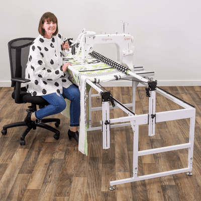 Grace Q-Zone Queen Universal Quilting Hoop Frame with Stand Swing Design 4