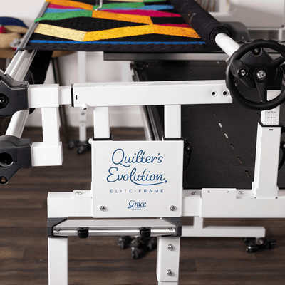 Grace Quilter's Evolution Elite Universal Rolling Frame - 3 Sizes 8 Foot Long Swing Design 15