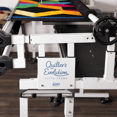 Grace Quilter's Evolution Elite Universal Rolling Frame - 3 Sizes 8 Foot Long Swing Design 5