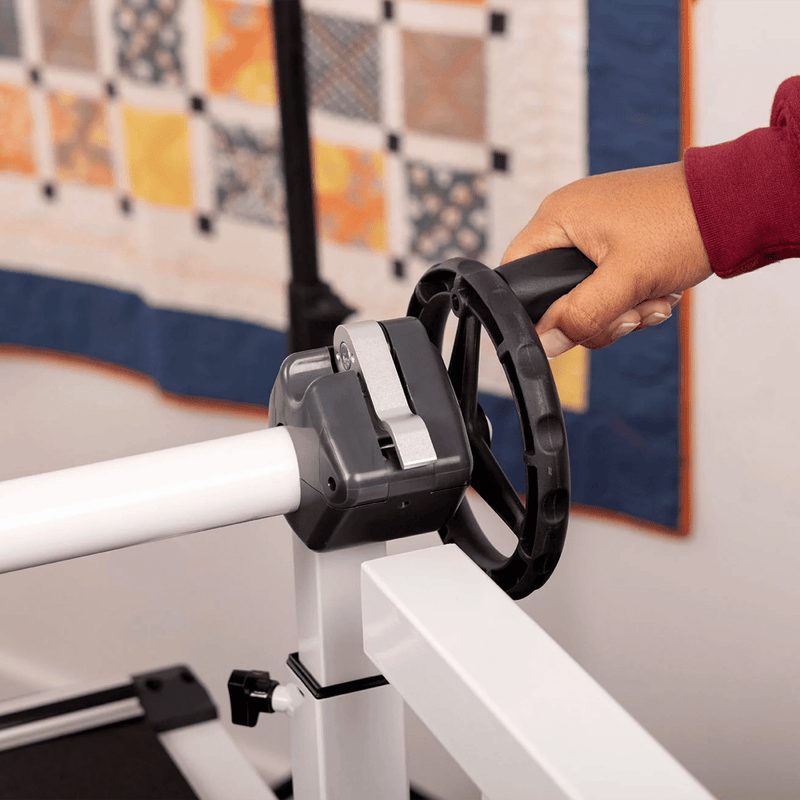 Grace Quilter's Evolution Elite Universal Rolling Frame - 3 Sizes 8 Foot Long Swing Design 6