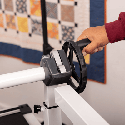 Grace Quilter's Evolution Elite Universal Rolling Frame - 3 Sizes 8 Foot Long Swing Design 11