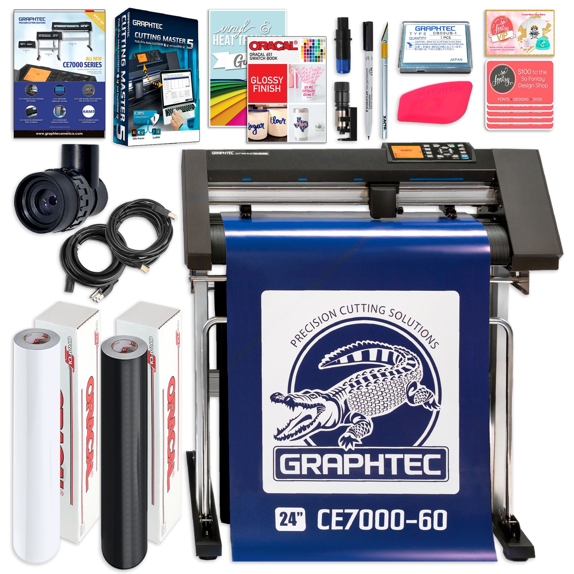 Graphtec CE7000 Vinyl Cutter Deluxe Bundles | Swing Design