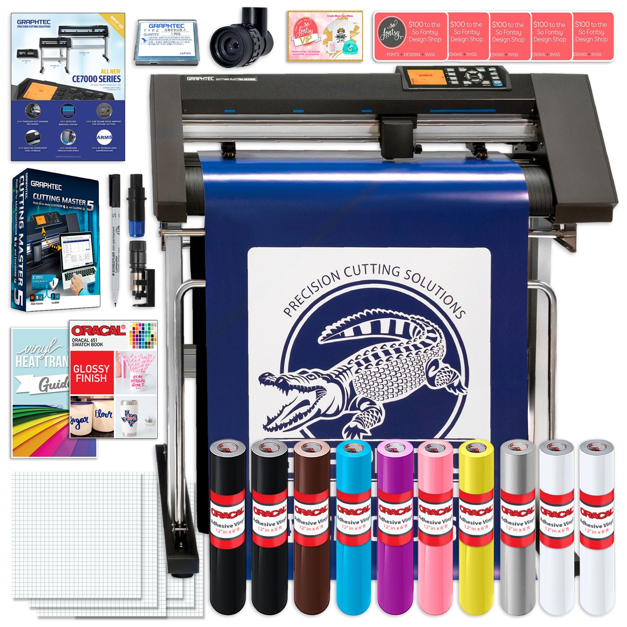 Graphtec CE7000 Vinyl Cutter Deluxe Bundles | Swing Design