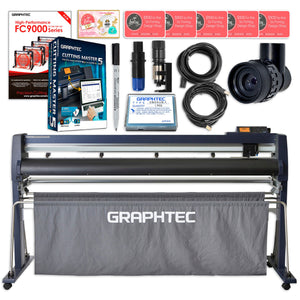 Graphtec FC9000-160 64" Vinyl Cutter w/ BONUS Software & 3 Year Warranty Graphtec Bundle Graphtec 