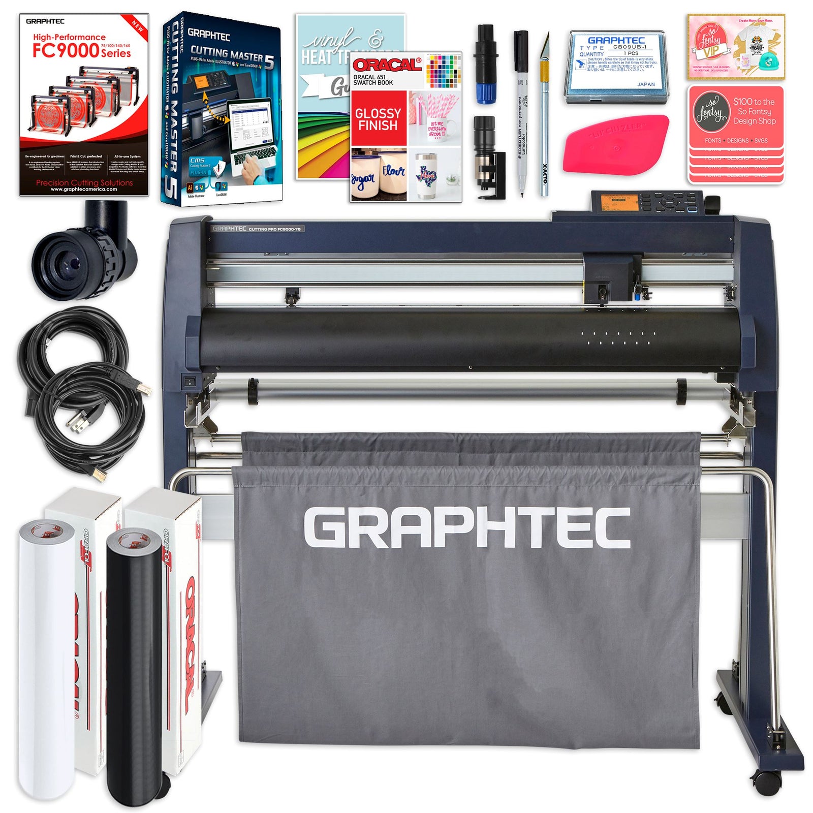 Graphtec FC9000 Vinyl Cutting Plotter Bundles | Swing Design