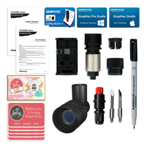 Graphtec FCX2000-120 Flatbed Cutter - 48" x 36” with Bonus Software Graphtec Bundle Graphtec 