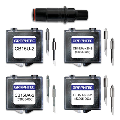 Graphtec PHP33-CB15N-HS Blade Housing and Assorted Blades Bundle Graptec Accessories Graphtec 