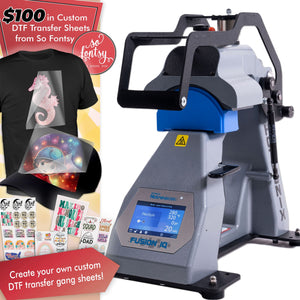 Hotronix 360 IQ Hat & Cap Heat Press with $100 in DTF Custom Transfers Heat Press Hotronix 