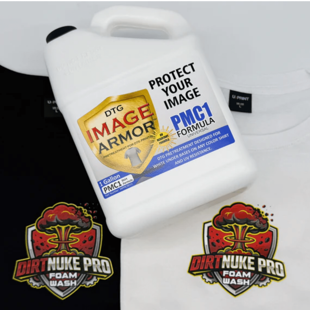 Image Armor PMC1 Liquid Pretreat for DTG - 1 Gallon Swing Design 2