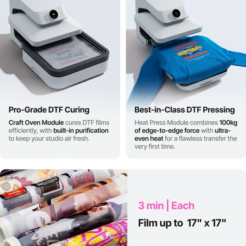 xTool Wonderpress 15" x 15" Auto Heat Press with Switchable Creativity