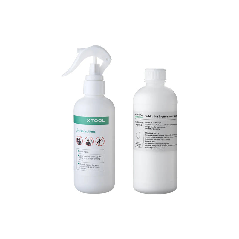 xTool Omni O1 DTG Ink Pretreatment Solution for Light Garments - 500ml