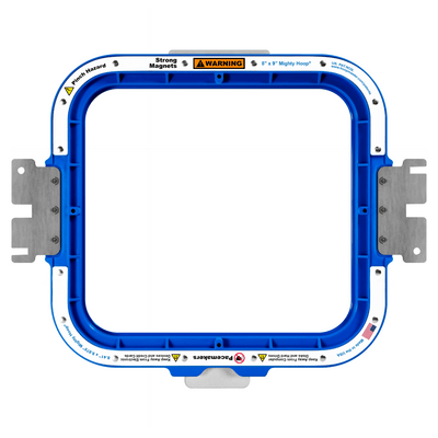 Mighty Hoop - 8x9 inch Magnetic Hoop for Brother PRS100 Embroidery Machine Swing Design 1