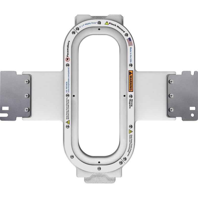 Mighty Hoop - 9x3 inch Magnetic Hoop for Brother PRS100 Embroidery Machine Sewing Accessories Hoop Master 