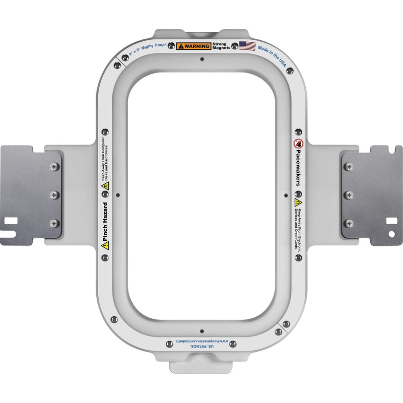 Mighty Hoop - 9x5 inch Magnetic Hoop for Brother PRS100 Embroidery Machine Sewing Accessories Hoop Master 