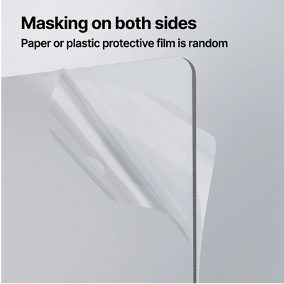 xTool 1/8" Clear Glossy 12in x 12in Acrylic Sheets - 3 Pack