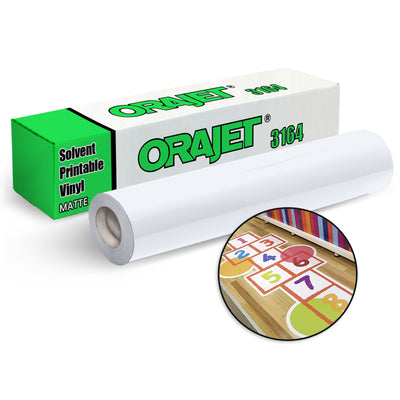 Orajet 3164 Printable Matte Adhesive Vinyl - 30&quot; x 150 FT Vinyl Oracal 
