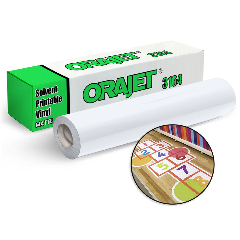 Orajet 3164 Printable Matte Adhesive Vinyl - 60" x 150 FT Vinyl Oracal 