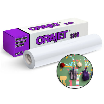 Orajet 3165 Printable Matte Adhesive Vinyl - 30&quot; x 150 FT Vinyl Oracal 