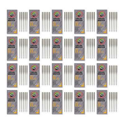 ORGAN HA 75/11 Universal Flat Embroidery Needles - 100 Needles Sewing Accessories Brother 