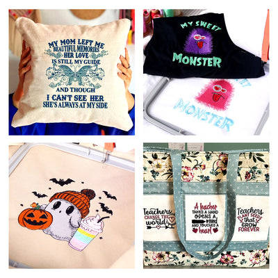 Poolin EOC06 7.9in x 11in Computerized Embroidery Machine For Home Business Brother Sewing Bundle Poolin 