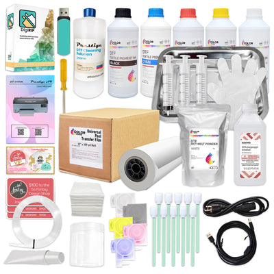 Prestige A4 Direct To Film (DTF) Roll Printer Production Bundle - Pink DTF Bundles Prestige 