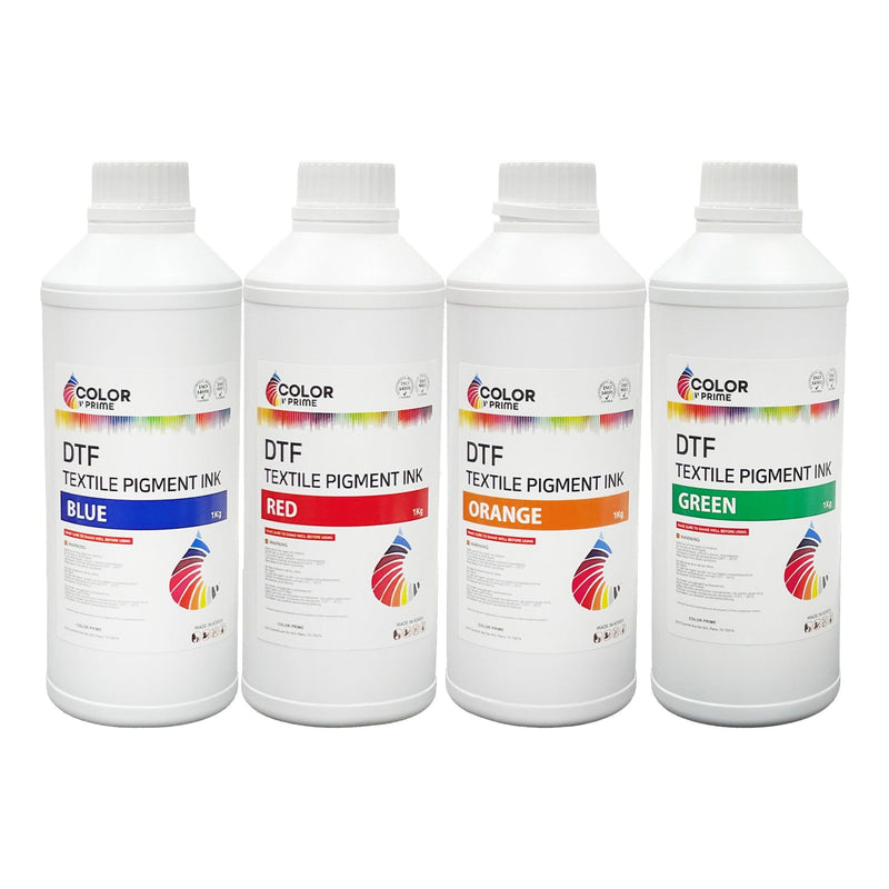 Prestige Direct To Film (DTF) Color Prime Ink RGBO Bundle - 1 kg DTF Prestige 