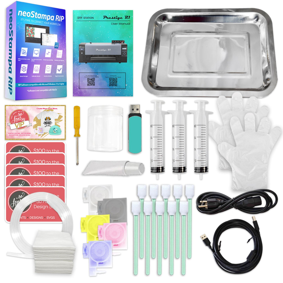 Prestige R1 Direct To Film (DTF) Roll Printer Base Bundle - 13&quot; DTF Bundles Prestige 