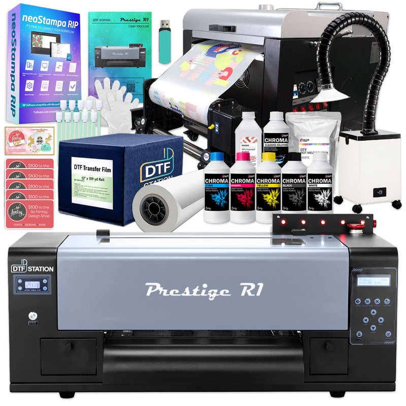 Prestige R1 DTF Roll Printer with 14" Inline Shaker & Oven Bundle DTF Bundles Prestige 