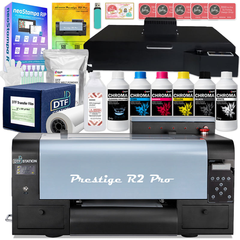 Prestige R2 PRO Direct To Film (DTF) Roll Printer w/ Oven, Filter & Supplies DTF Bundles Prestige 