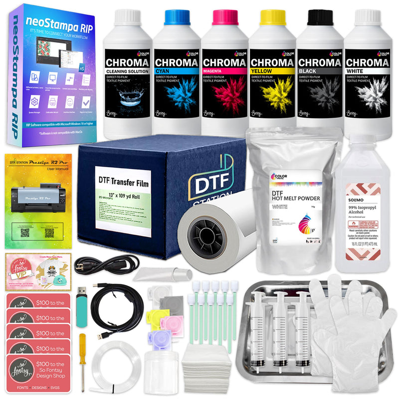 Prestige R2 PRO Direct To Film (DTF) Roll Printer w/ Oven, Filter & Supplies DTF Bundles Prestige 