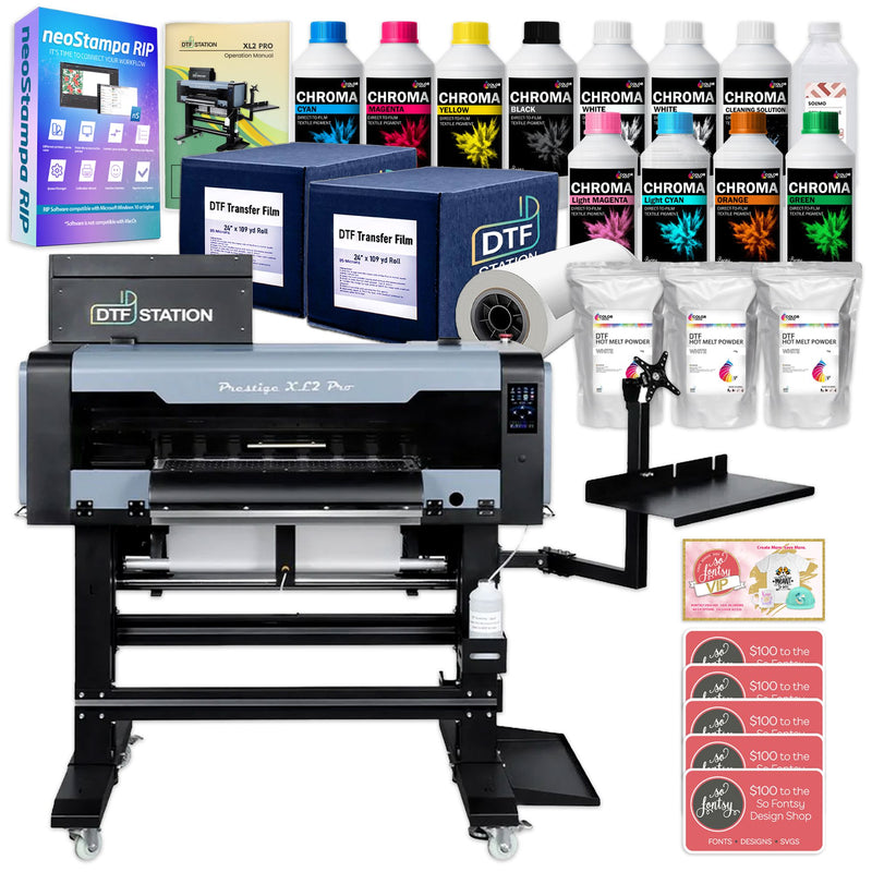 Prestige XL2 PRO Direct To Film (DTF) Printer w/ Accessories & Training - 24" DTF Bundles Prestige 
