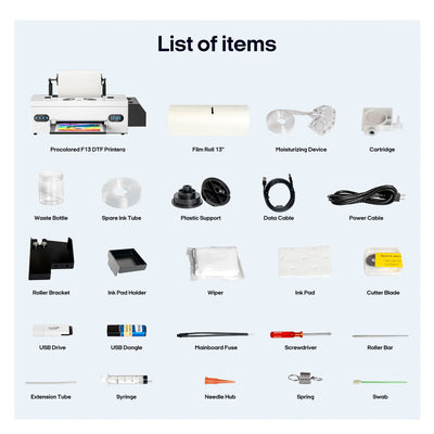 Procolored F13 Direct to Film (DTF) L1800 Roll Printer, Oven, Heat Press Bundle DTF Bundles Procolored 