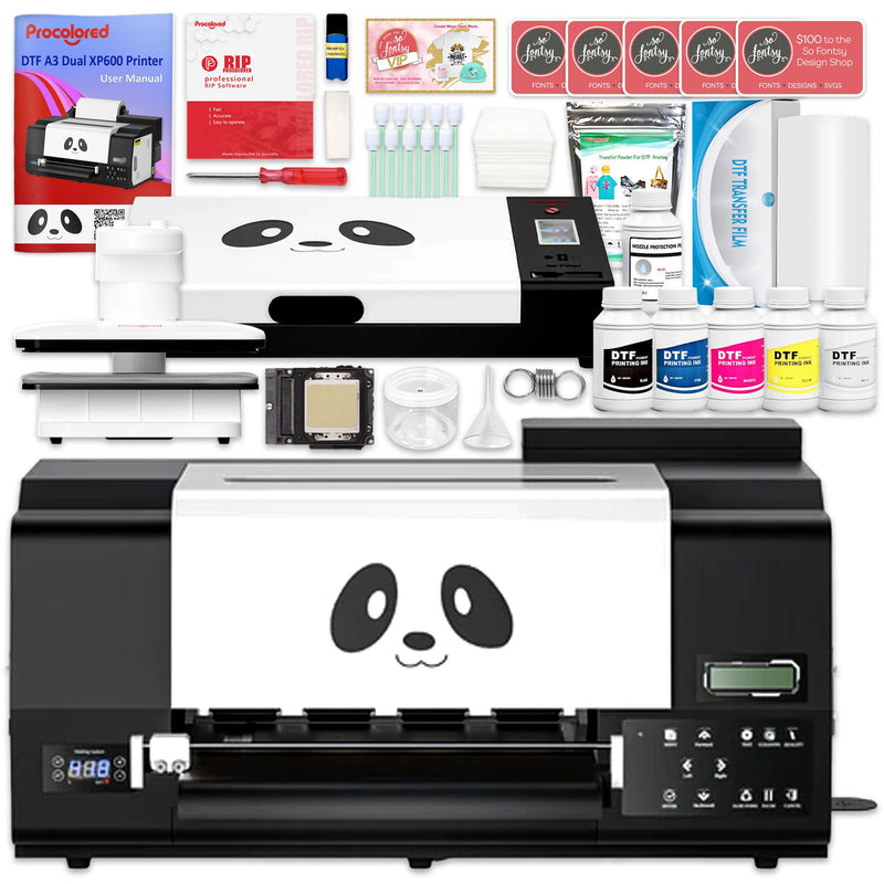 Procolored F13 PRO A3 Direct to Film (DTF) Roll Printer, Oven, Heat Press Bundle