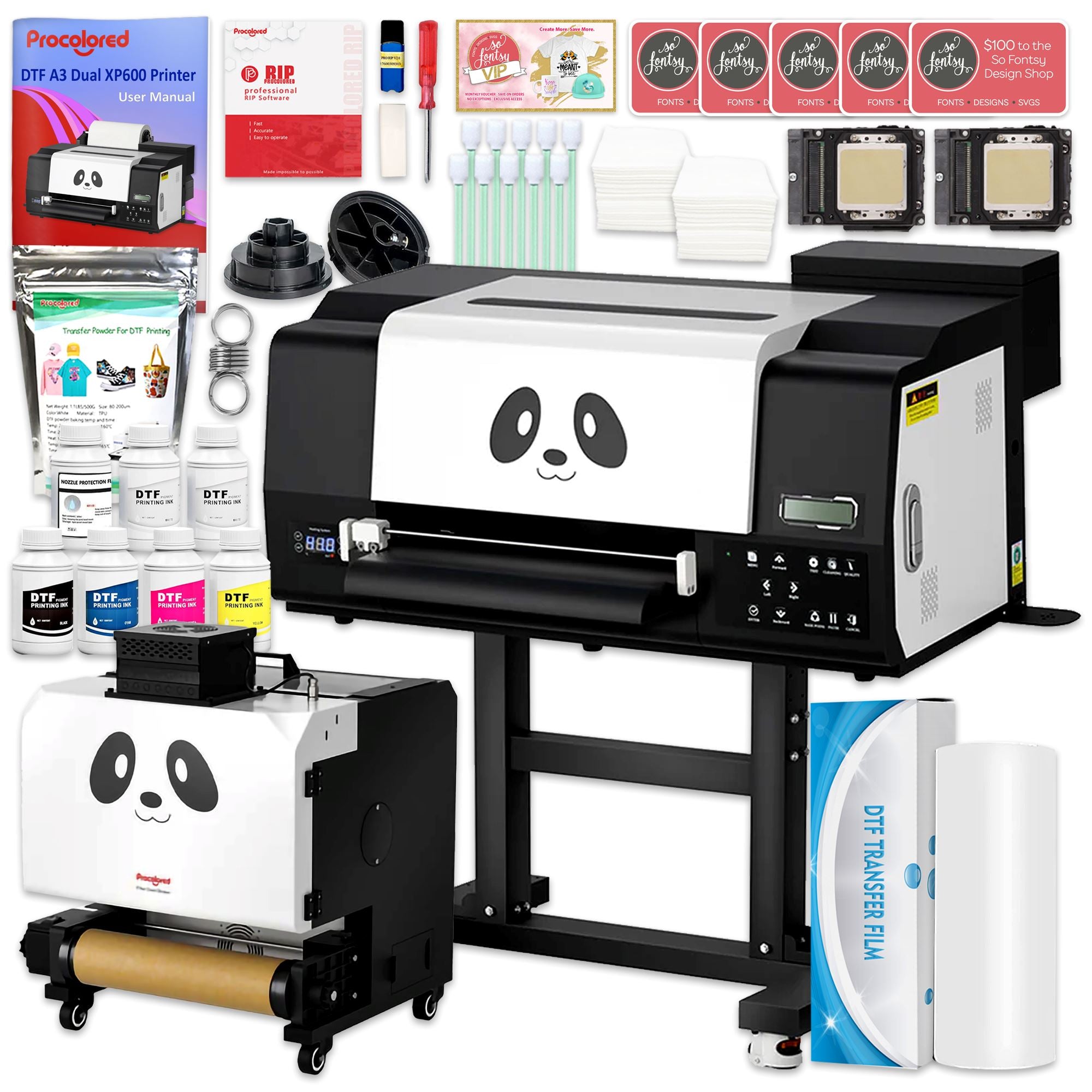 Procolored F13 PRO A3 DTF Printer Bundle with Inline Auto Shaker Oven & Stand DTF Bundles Procolored 