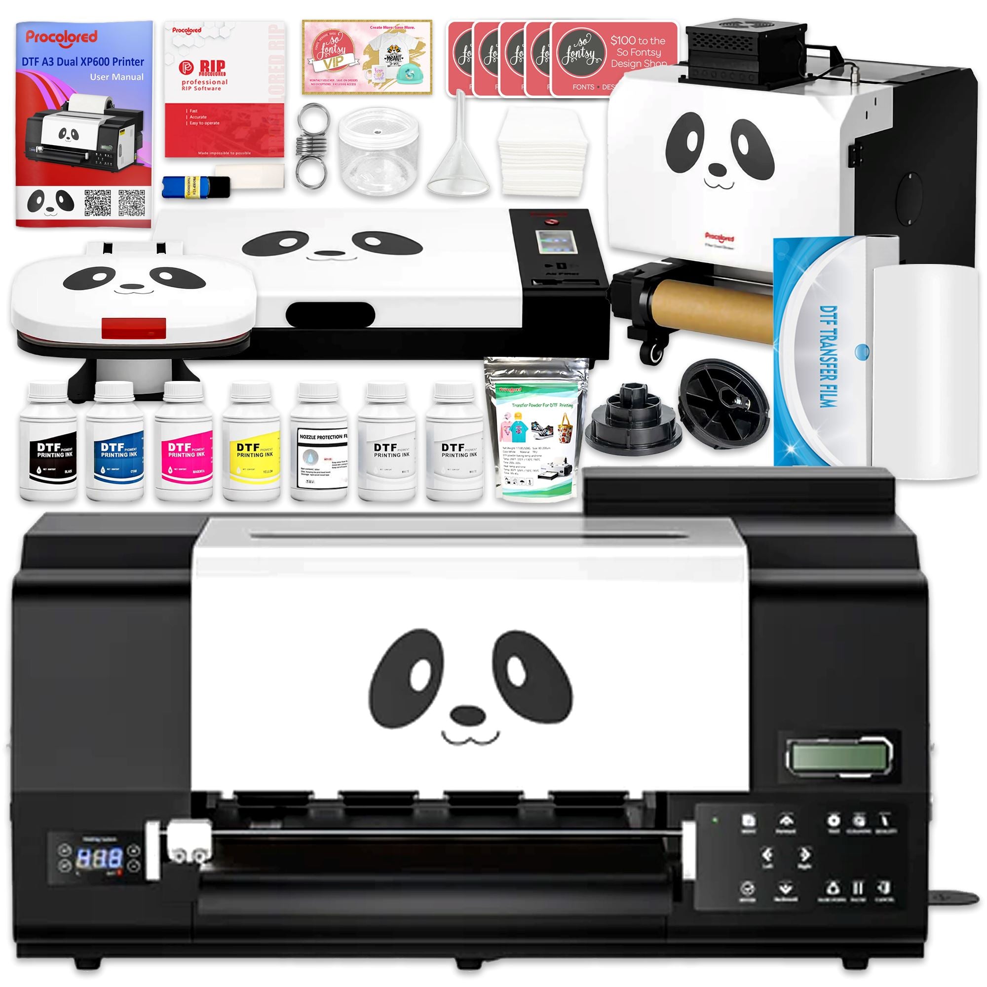 Procolored F13 PRO A3 DTF Roll Printer Business Deluxe Production Bundle DTF Bundles Procolored 